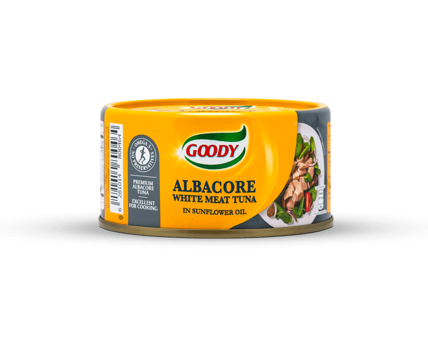 تونة قودي لحم أبيض بزيت دوار الشمس-2